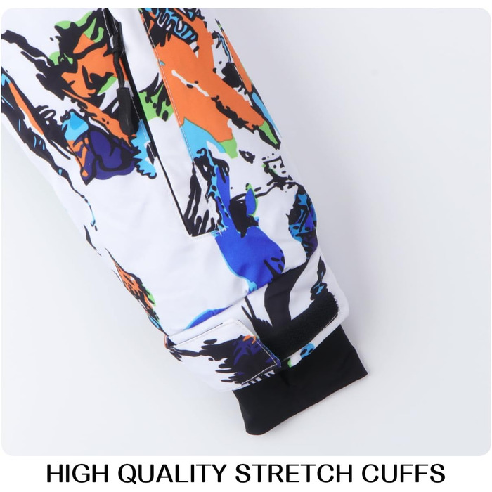 Дитячий зимовий костюм для сноуборду та лиж, водонепроникний, для хлопчиків та дівчаток (блакитний, 10-11 років)