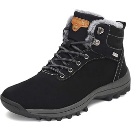 Зимові черевики для чоловіків та жінок. Теплі зимові чоботи Outdoor. Чорні черевики для снігу, 40 EU