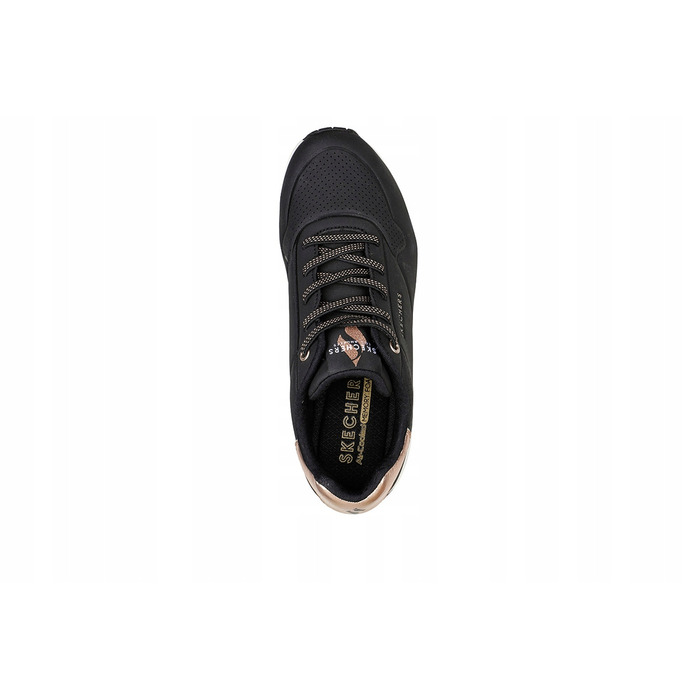 Жіночі кросівки Skechers UNO - SHIMMER 155196-BLK, чорні, 38,5