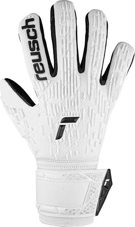 Воротарські рукавички Reusch Attrakt Freegel Silver, біло-чорні, розмір 8.5
