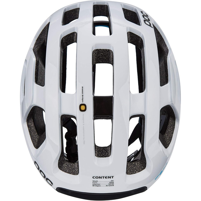 Велошолом POC Octal X MIPS Hydrogen White S (50-56 см), максимально вентильований, розширена захисна оболонка для гравелу та циклокросу, модель 2021
