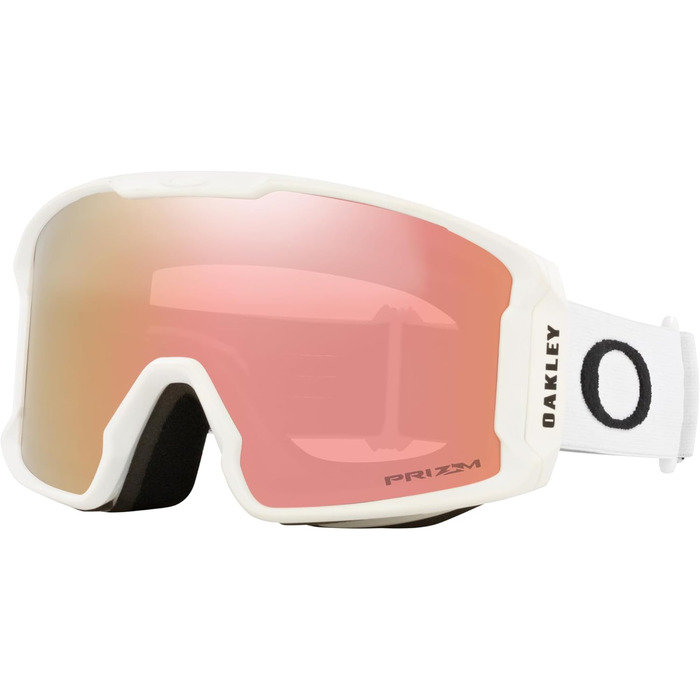Гірськолижна маска Oakley Line Miner XM Prizm, матова біла, лінза Prizm Sage Gold