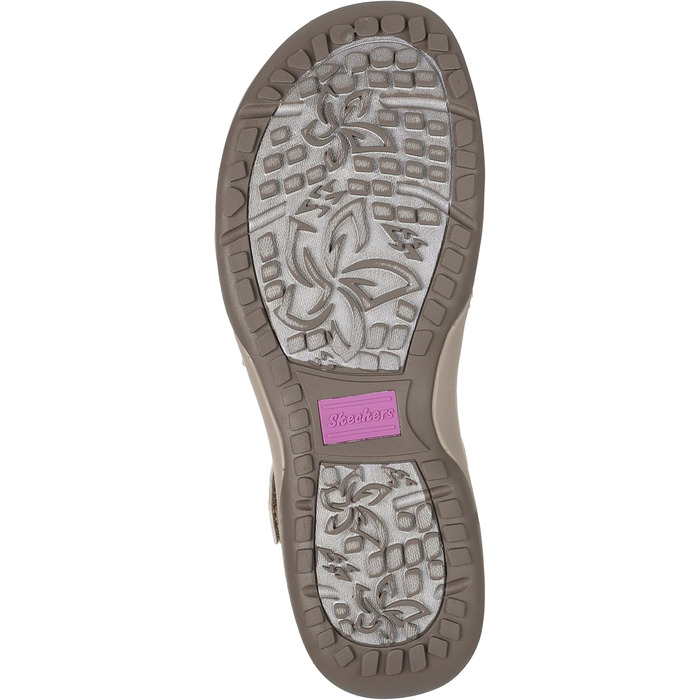 Жіночі сандалії Skechers Reggae Slim-Takes Two, світло-бежеві, розмір 37 (широкі)