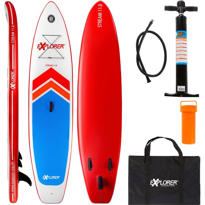 Надувна SUP-дошка EXPLORER для серфінгу, комплект для веслування стоячи