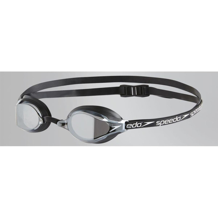 Окуляри для плавання Speedo Fastskin Speedsocket 2, дзеркальні, антифог, антипротікання, сріблясті