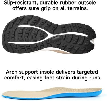 Кросівки для бігу широкі чоловічі/жіночі, зручні, дихаючі, спортивні, розмір 37-47, EU 43, бежеві