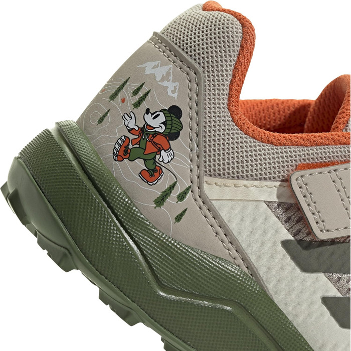 Кросівки для трейлраннінгу adidas Terrex Disney Agravic Flow, Unisex, 34 EU, Wonder Beige Olive Strata Orange