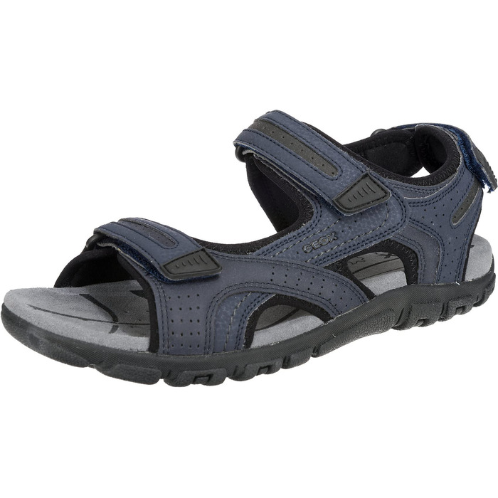 Чоловічі кросівки Geox Navy Dk Grey 43 EU - дихаючі шкіряні