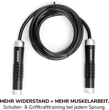 Стрибкове канат Heavy Jump Rope - для силових тренувань, фітнесу, боксу та кросфіту