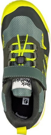 Дитячі трекінгові кросівки Jack Wolfskin Vili Action Low K (36 EU, Olive Green)
