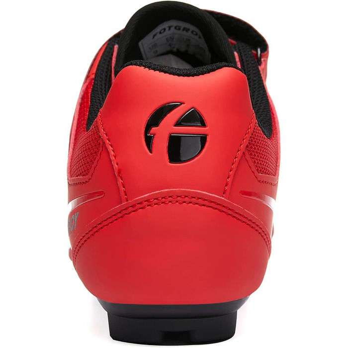 Велосипедні туфлі для жінок, шосейні велотуфлі з шипами, сумісні з Peloton, SPD, ARC, Look, Delta, Unisex, для занять велоспортом в залі та на вулиці, 43 EU, червоні