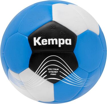 Гандбольний м'яч Kempa Spectrum Synergy Primo для дітей і дорослих, розмір 0, синій/білий, преміум-якість