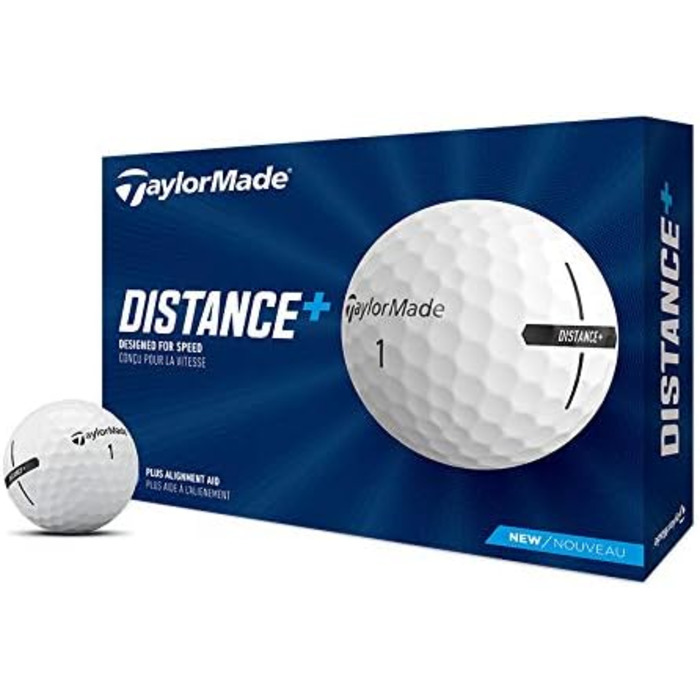 Гольф-м'ячі TaylorMade Distance+ для дальніх ударів