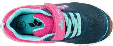 Дитячі спортивні туфлі Lico Barney - унісекс, кольори: морський, рожевий, бірюзовий (35 EU)