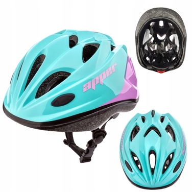 Дитячий велосипедний шолом з регулюванням та набір захисту для скейту, розмір S