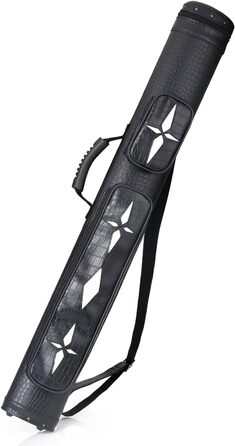 Чохол для більярдних київ на 2 киї з штучної шкіри, чорний