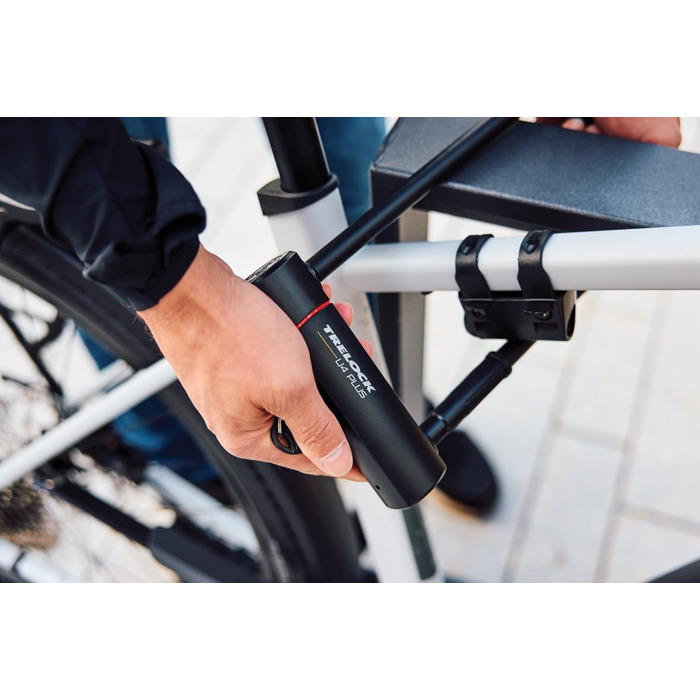 Замок для велосипеда TRELOCK U4 Plus, будівельний, 23 см, чорний