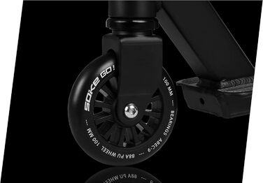 SOKE Stunt Scooter GO! - трюковий самокат для дорослих та дітей, ABEC 9 підшипники, чорний | Макс. вага 100 кг