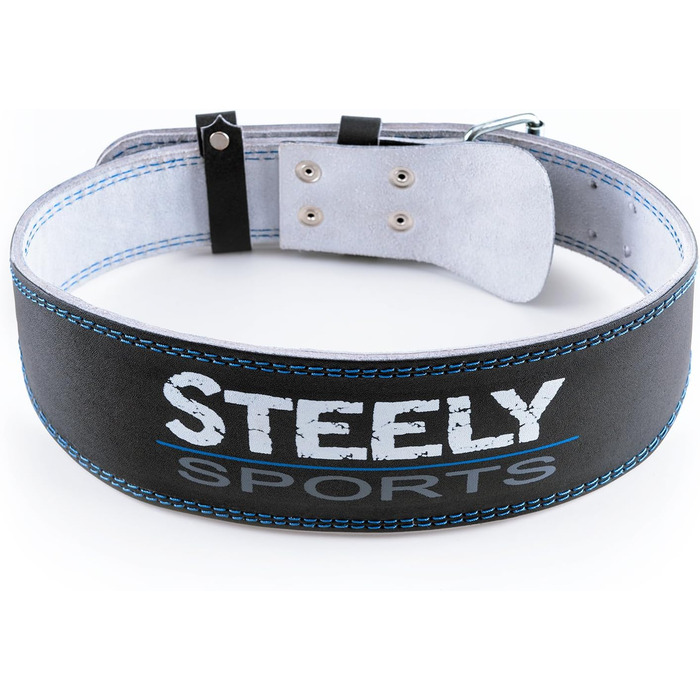 Шкіряний пояс Steely Sports для важкої атлетики та бодібілдингу, чоловічий, для тренувань та фітнесу