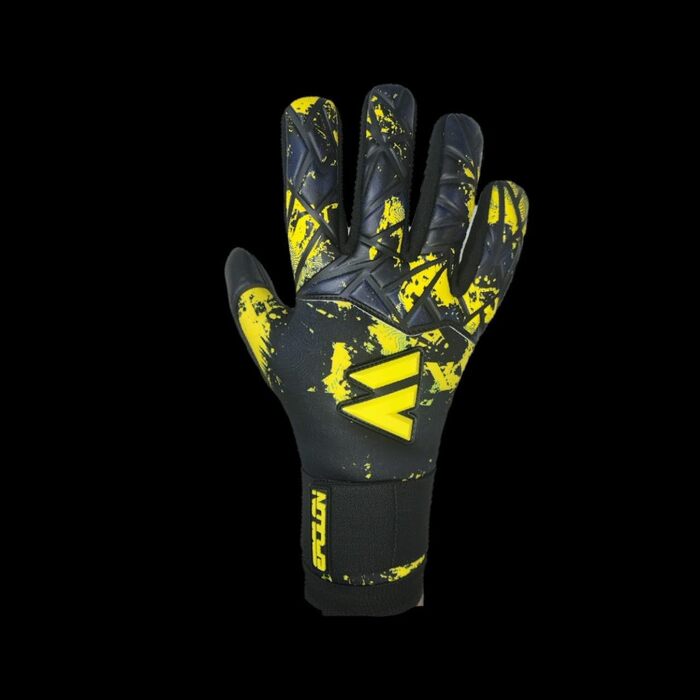 Дитячі та юнацькі воротарські рукавички Torwarthandschuhe: дихаючі та зручні рукавички з латексного піноматеріалу для хлопчиків, дівчаток та юніорів (розмір 5, чорний)