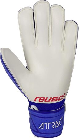 Воротарські рукавички Reusch Attrakt Grip Finger Support Junior, сині/білі, розмір 7, унісекс