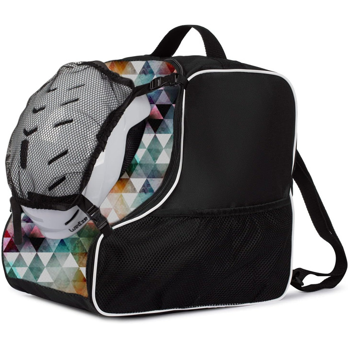 Набір Ferocity Premium: сумка для лиж, сумка для лижних черевиків, шлем та палиці (знімний сітчастий кишеньок) [053] Triangle