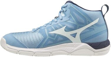 Волейбольне взуття Mizuno Supersonic 2 Mid (38 EU, білий блакитний)