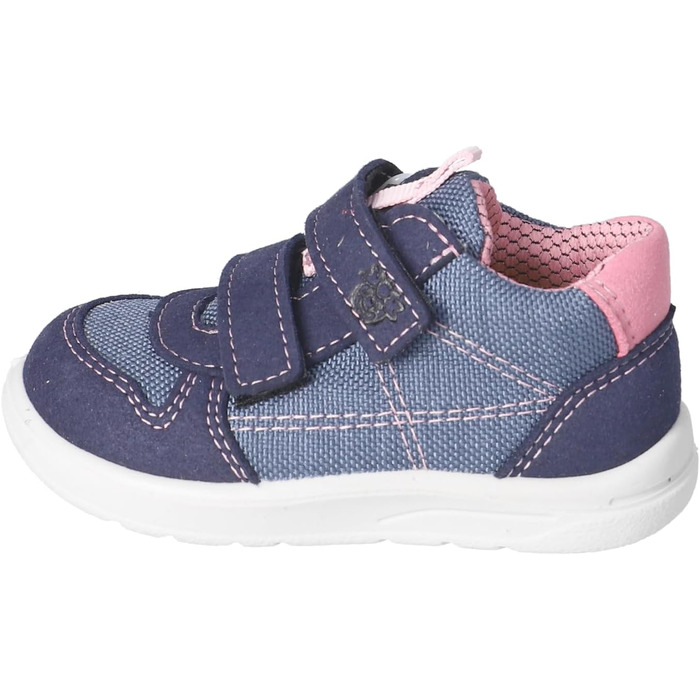 Черевики RICOSTA для дівчаток та хлопчиків SAM, дитячі черевики для перших кроків, ширина: середня, знімна устілка, веганські (24 EU, Ozean Nebel Rosa 140)