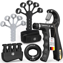 Набір для тренування хватки FUNFLEX: 5 шт. (чорний)