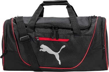 Сумка для тренувань PUMA, унісекс, чорна/червона, універсальний розмір