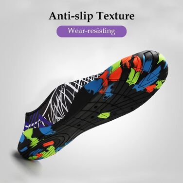 Чоловічі та жіночі аквашузи Barfußschuhe, швидковисихаючі, дихаючі, неслизькі, зелені (36 EU, 429 Weiß)