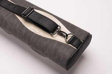 Чохол для більярдних київ CUEL Suede Grey 2/4, штучна замша, з плечовим ременем, ручкою та двома бічними кишенями для аксесуарів