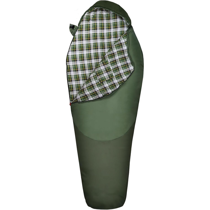 Сплячий мішок WKFAMOUT Mumienschlafsack для кемпінгу та подорожей, -12°C - 0°C, фліс, 3-4 сезони, дорослий/дитячий, 500GSM