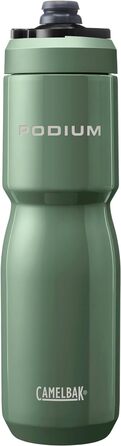 Пляшка для води Camelbak Podium Insulated Steel 650 мл, зелена (Moss), термоізоляційна, для спорту та подорожей