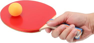 Набір для настільного тенісу MUKLEI: 4 ракетки, 6 м'ячів, розкладне сітка 175 см, сумка для перенесення. Підходить для гри на столі та на вулиці.