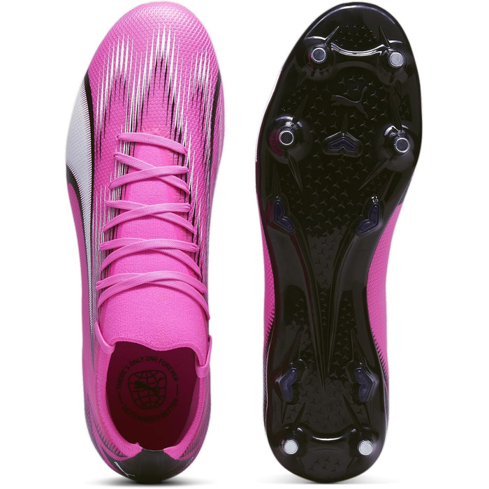 Чоловічі футбольні бутси PUMA Ultra Match Mxsg, 46 EU, рожевий/білий/чорний