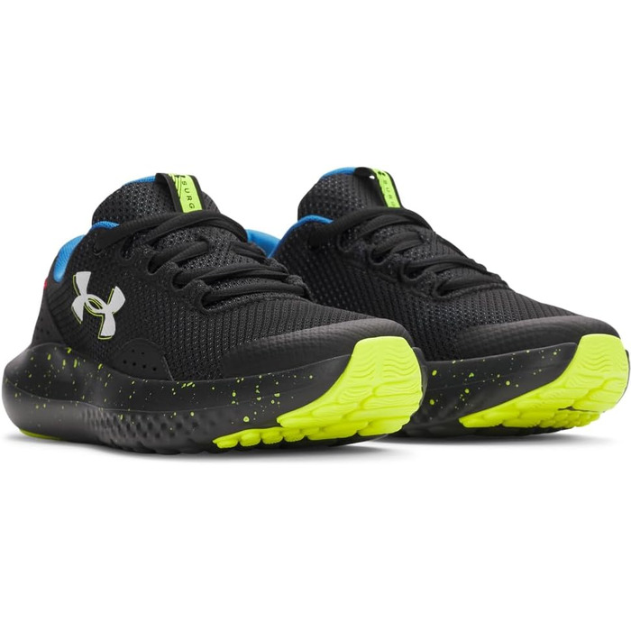 Чоловічі кросівки Under Armour Surge 4 (35.5 EU, чорний, жовтий, висока видимість)