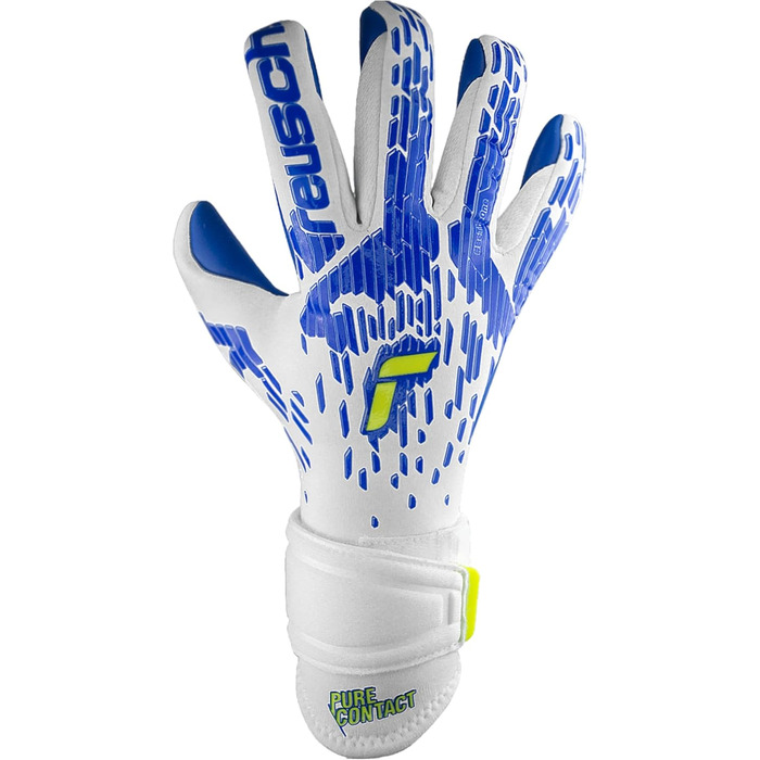 Воротарські рукавички Reusch Pure Contact Silver, футбольні, сріблясті, преміум-якість