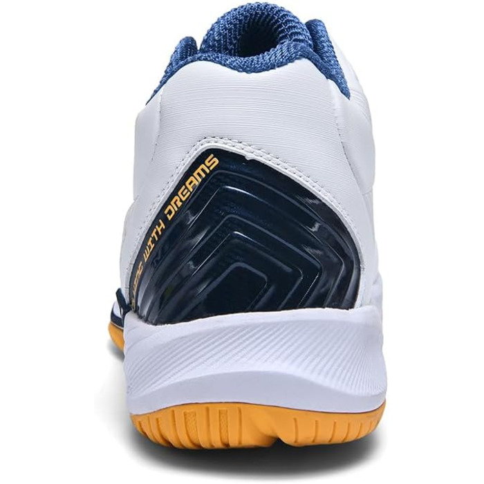 Волейбольні кросівки для чоловіків: для занять індоор, тренувань, з легкою амортизацією та антиковзкою підошвою, розміри 38-48 EU (38 EU, білий)