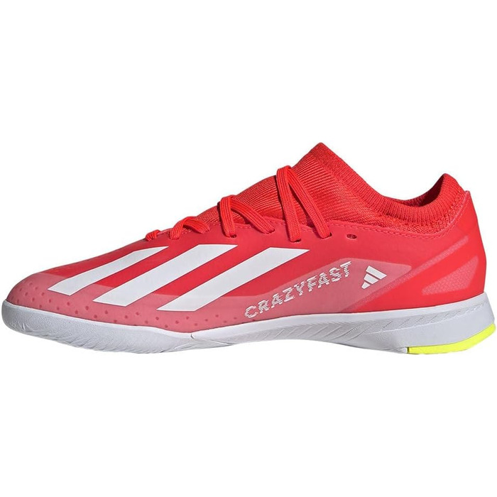 Дитячі футбольні бутси adidas X Crazyfast Messi.3 Indoor для залу, 36 2/3 EU, червоно-біло-жовті
