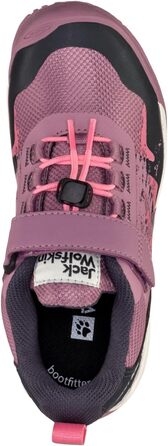 Дитячі кросівки Jack Wolfskin Vili Action Low K - сіро-фіолетові (38 EU)