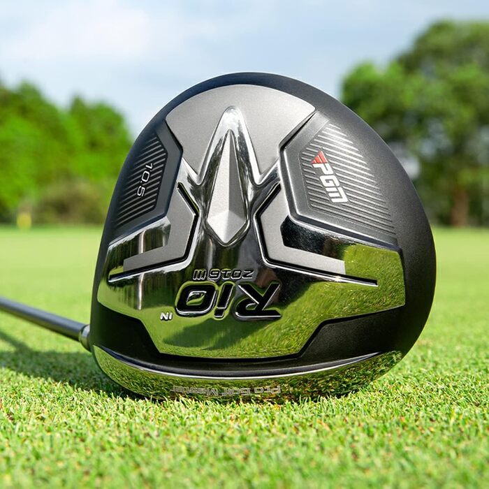 Повний набір ключок для гольфу PGM для чоловіків, 12-частинний: 3 дерев'яні ключки (#1,3,5), 1 гібридна ключка (#4H), 6 залізо (#5,6,7,8,9,PW), 1 пісочний ключка (52°), 1 паттер