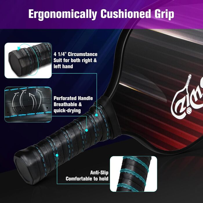 Набір для піклболу 4 шт: 2 ракетки, 4 м'ячі, рюкзак. Подарунок для дітей та дорослих