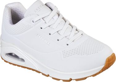 Жіночі кросівки Skechers UNO Stand ON AIR, білі (WHT), матеріал Durabuck, розмір 37 EU