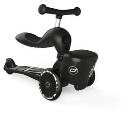 Біговел Scoot & Ride Highwaykick 1 Lifestyle з сидінням та кошиком (зебра)
