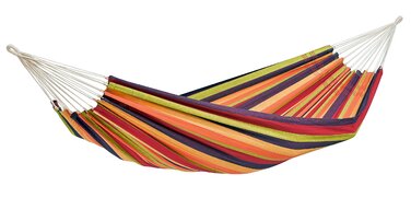Гамак класичний Amazonas Lambada Tropical бразильський, 210x140 см, до 150 кг, кольоровий смугастий