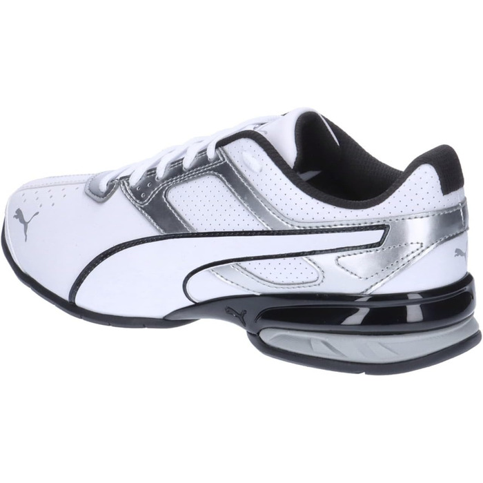 Кросівки жіночі PUMA Tazon 6 для тренувань, 42.5 EU, білий, сріблястий, чорний