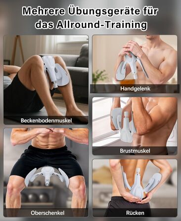 Тренування стегон та тазу: тренажер для жінок та чоловіків для дому, сірий