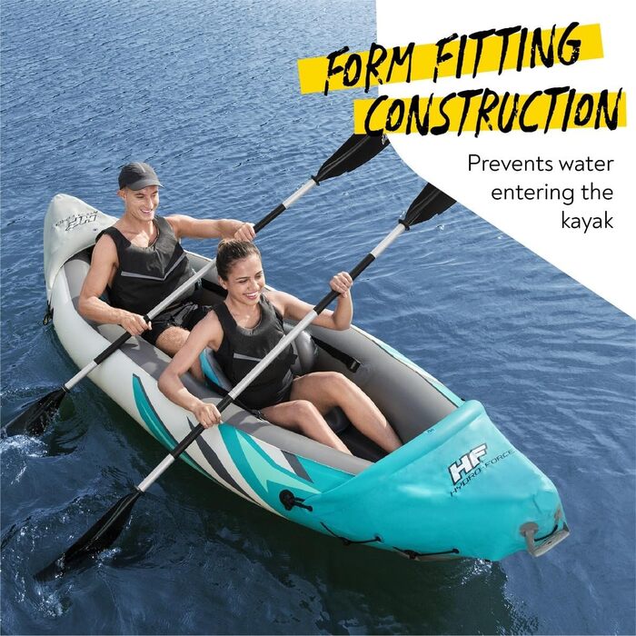 Надувний каяк Bestway Hydro-Force Rapid Elite X2 312×98×44 см, комплект