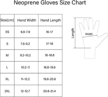 WEAXIO Неопренові рукавички для плавання та дайвінгу 3мм/5мм, чоловічі/жіночі, зимові терморукавички преміум-якості, рукавички для плавання XL 5мм